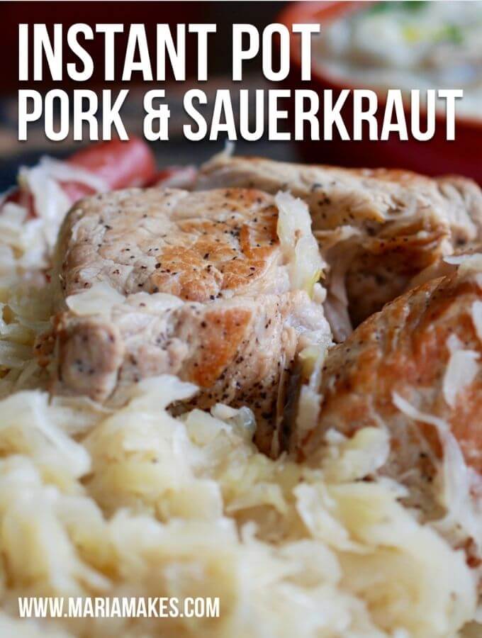 Instant Pot Pork Roast With Sauerkraut - Quick & Easy - Pressure Cooker ...